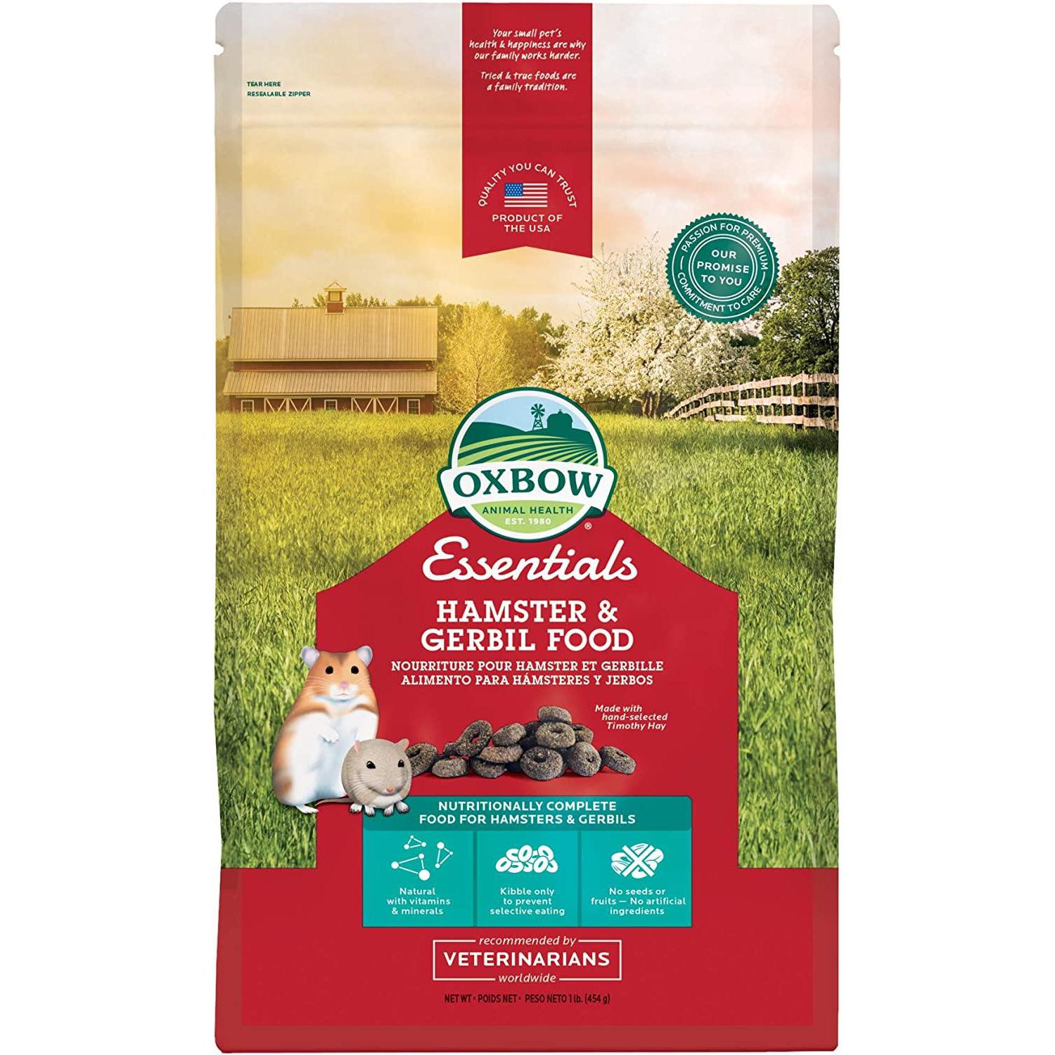 Oxbow Hamster and Gerbil Food 450 Gr Alimento per Criceti e Gerbilli Oxbow Hamster and Gerbil Food 450 Gr Alimento per Criceti e Gerbilli